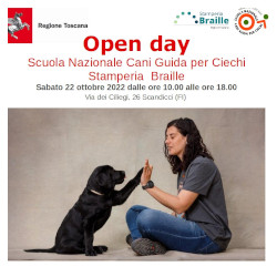 Scuola cani guida per ciechi e stamperia Braille, Open Day