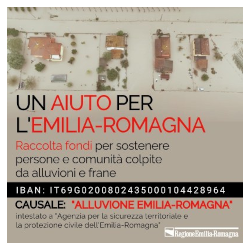 Emergenza alluvione Emilia Romagna: attivata raccolta fondi