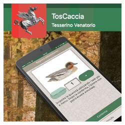 Tesserino Venatorio Digitale e App TosCaccia